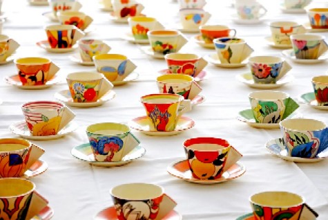 Bizarre Ware Tea Cups